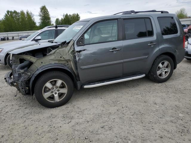 5FNYF3H46AB006205 - 2010 HONDA PILOT EX GRAY photo 1