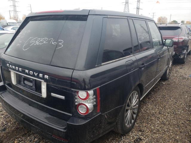 SALMP1E47CA383859 - 2012 LAND ROVER RANGE ROVE AUTOBIOGRAPHY BLACK photo 3