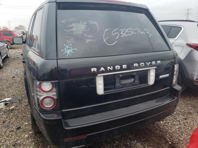 SALMP1E47CA383859 - 2012 LAND ROVER RANGE ROVE AUTOBIOGRAPHY BLACK photo 6