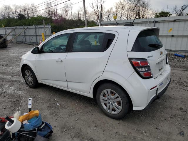 1G1JG6SH0H4144831 - 2017 CHEVROLET SONIC WHITE photo 2