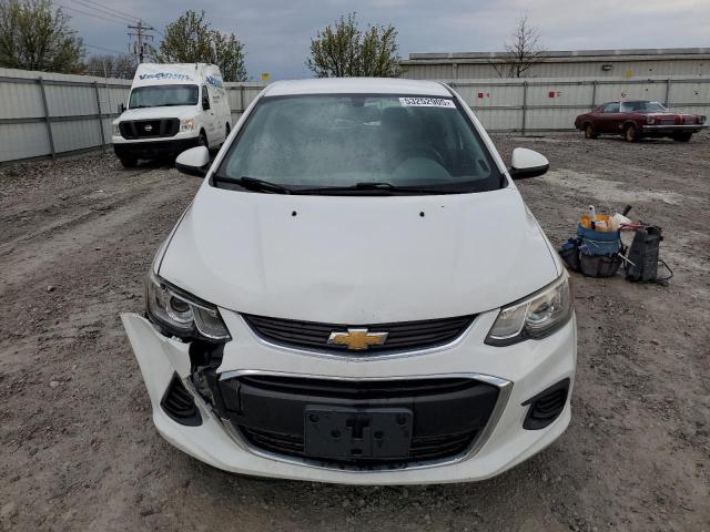 1G1JG6SH0H4144831 - 2017 CHEVROLET SONIC WHITE photo 5