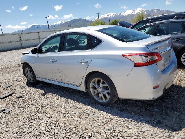 3N1AB7AP8EY308794 - 2014 NISSAN SENTRA S SILVER photo 2