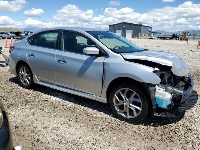 3N1AB7AP8EY308794 - 2014 NISSAN SENTRA S SILVER photo 4