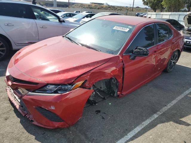 4T1G11AKXLU313051 - 2020 TOYOTA CAMRY SE RED photo 1