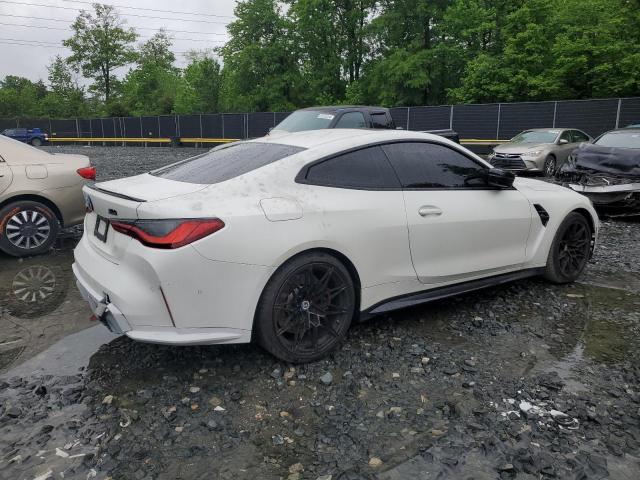 WBS43AZ00NCK74623 - 2022 BMW M4 COMPETITION WHITE photo 3