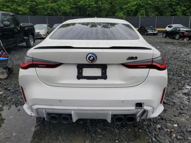 WBS43AZ00NCK74623 - 2022 BMW M4 COMPETITION WHITE photo 6