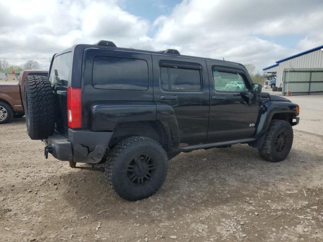 5GTDN13E078122619 - 2007 HUMMER H3 BLACK photo 3