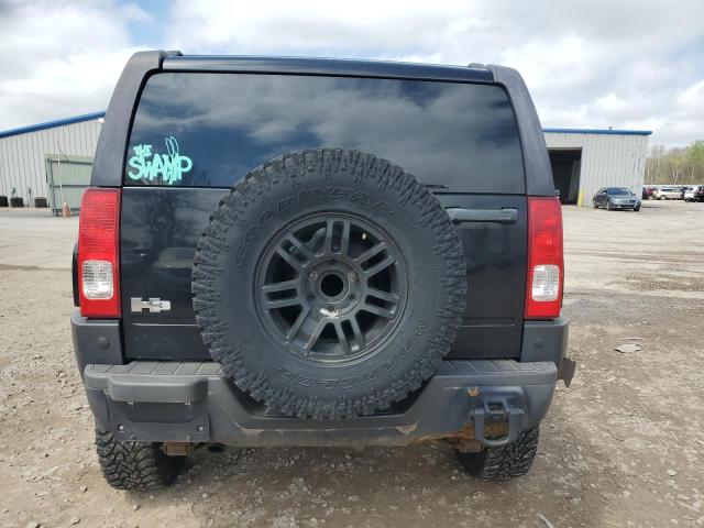 5GTDN13E078122619 - 2007 HUMMER H3 BLACK photo 6