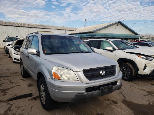 2HKYF18794H591964 - 2004 HONDA PILOT EXL SILVER photo 1