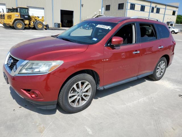 5N1AR2MMXDC682839 - 2013 NISSAN PATHFINDER S MAROON photo 1