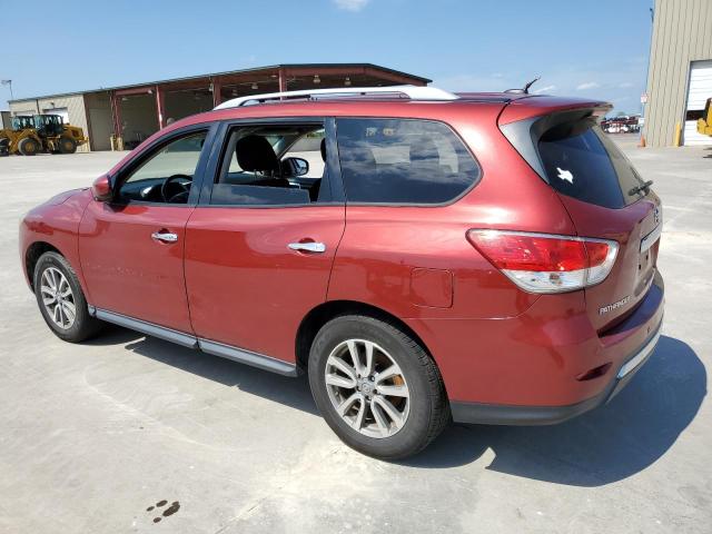 5N1AR2MMXDC682839 - 2013 NISSAN PATHFINDER S MAROON photo 2