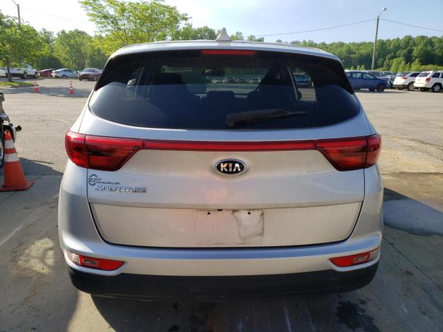 KNDPMCAC3H7116292 - 2017 KIA SPORTAGE LX SILVER photo 6