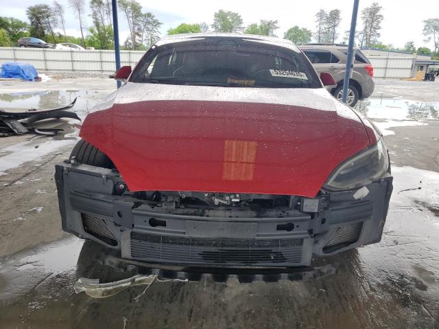 5YJSA1E25JF267661 - 2018 TESLA MODEL S RED photo 5