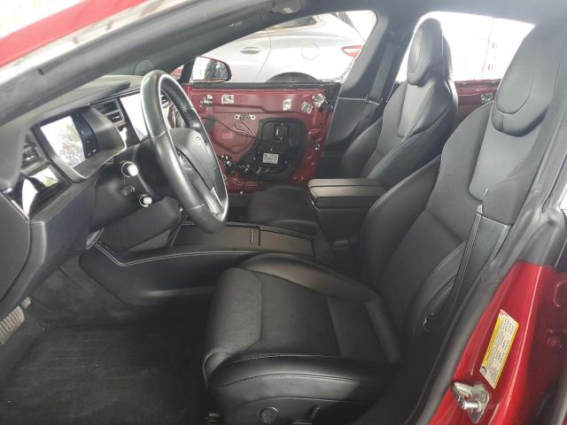 5YJSA1E25JF267661 - 2018 TESLA MODEL S RED photo 7