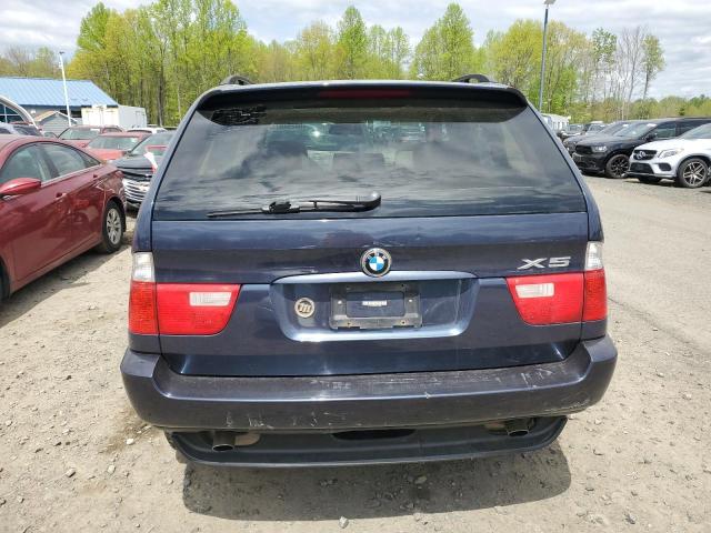 5UXFA13505LY12875 - 2005 BMW X5 3.0I BLUE photo 6