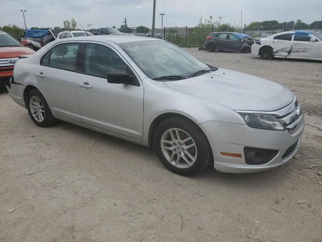 3FAHP0GA3CR145508 - 2012 FORD FUSION S SILVER photo 4