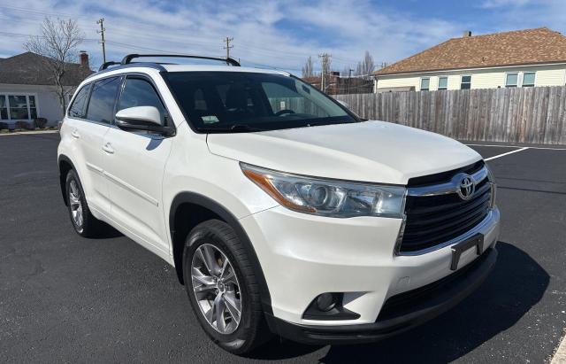 5TDJKRFH6FS098120 - 2015 TOYOTA HIGHLANDER XLE 白色 照片 1