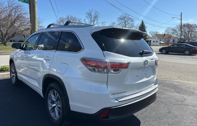 5TDJKRFH6FS098120 - 2015 TOYOTA HIGHLANDER XLE 白色 照片 3