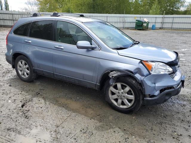 JHLRE387X7C052467 - 2007 HONDA CR-V EXL BLUE photo 4