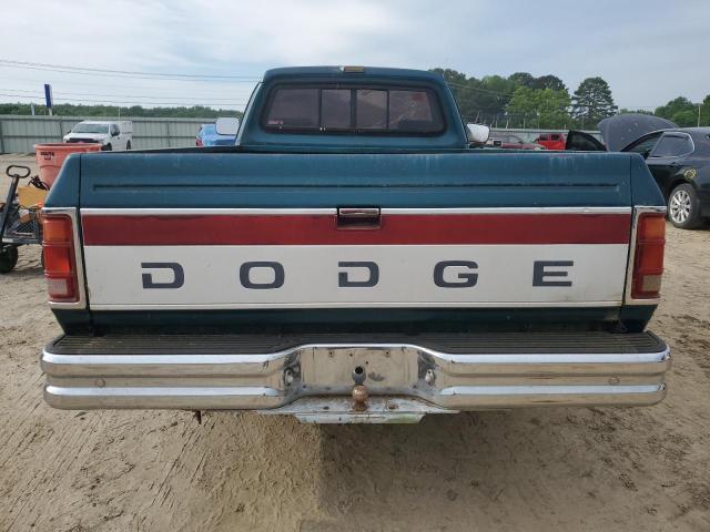 1B7HE16YXPS258516 - 1993 DODGE D-SERIES D150 GREEN photo 6