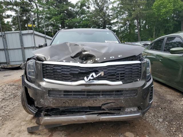 5XYP54HC5NG252415 - 2022 KIA TELLURIDE SX GREEN photo 5