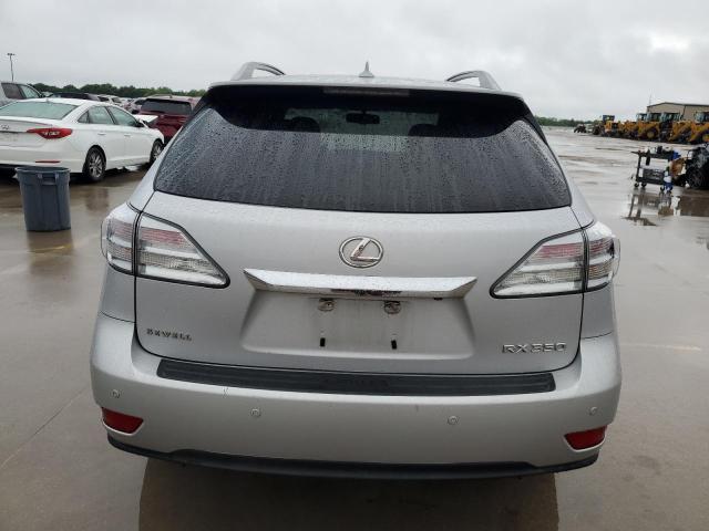 2T2ZK1BA0BC049782 - 2011 LEXUS RX 350 SILVER photo 6