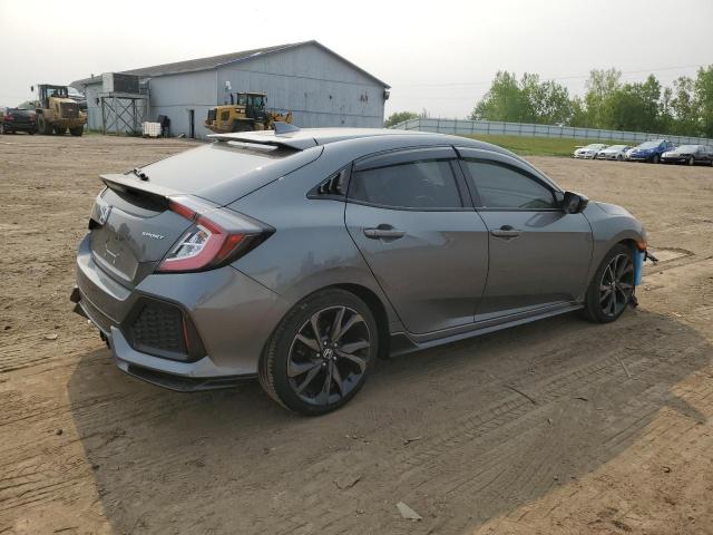 SHHFK7H40KU423197 - 2019 HONDA CIVIC SPORT 灰色 照片 3