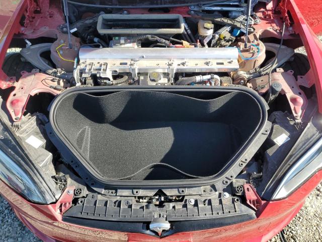 5YJSA1E52NF493799 - 2022 TESLA MODEL S RED photo 11