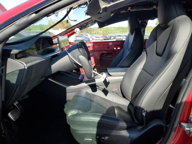 5YJSA1E52NF493799 - 2022 TESLA MODEL S RED photo 7