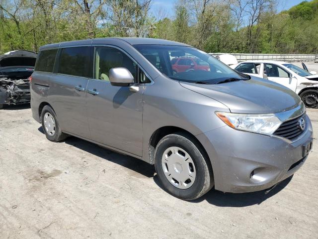 JN8AE2KP6C9044570 - 2012 NISSAN QUEST S GRAY photo 4