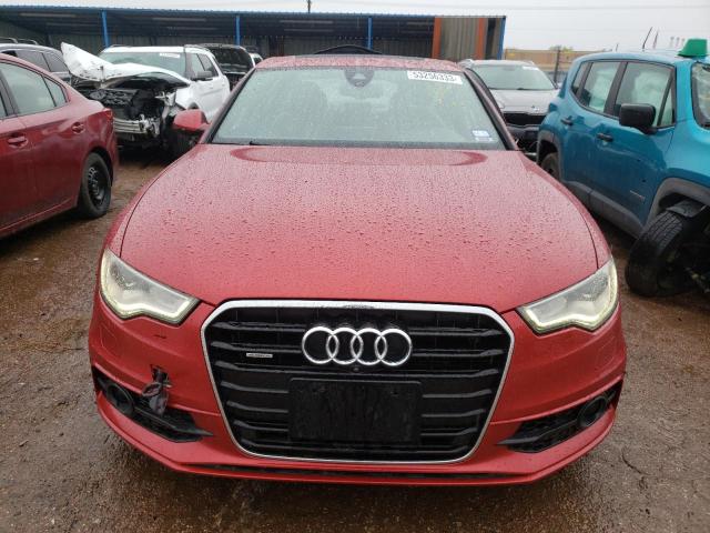 WAUFGAFC9FN009382 - 2015 AUDI A6 PREMIUM PLUS RED photo 5