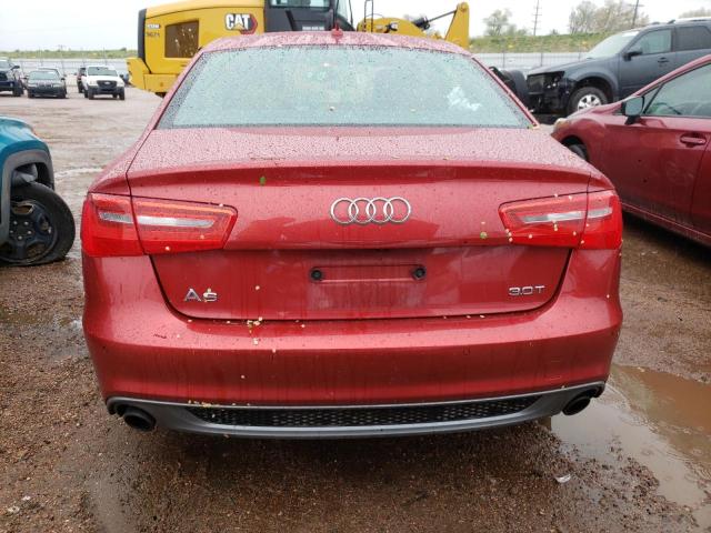 WAUFGAFC9FN009382 - 2015 AUDI A6 PREMIUM PLUS RED photo 6