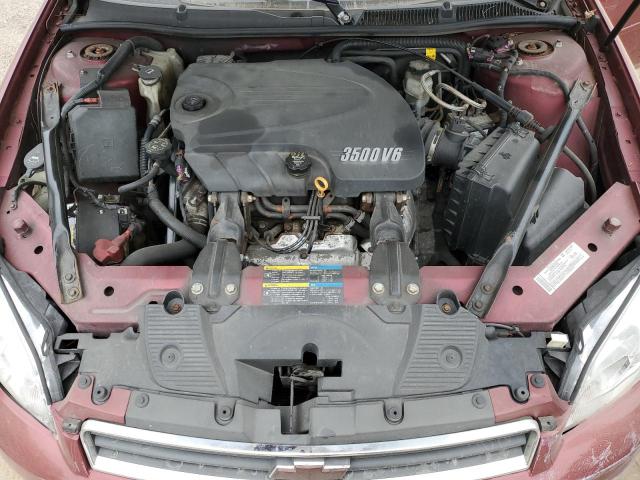 2G1WT58K981286492 - 2008 CHEVROLET IMPALA LT BURGUNDY photo 11