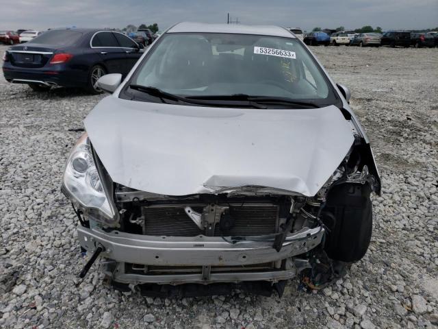 JTDKDTB36C1014215 - 2012 TOYOTA PRIUS C SILVER photo 5