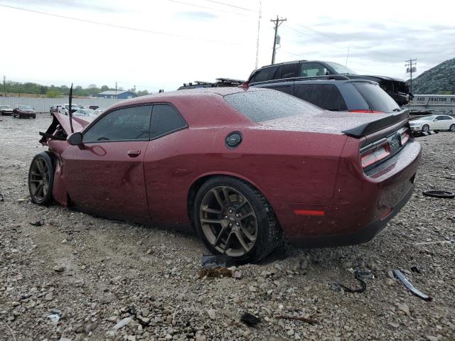 2C3CDZFJ5MH632021 - 2021 DODGE CHALLENGER R/T SCAT PACK BURGUNDY photo 2