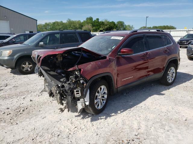 1C4PJLCB1KD205526 - 2019 JEEP CHEROKEE LATITUDE RED photo 1