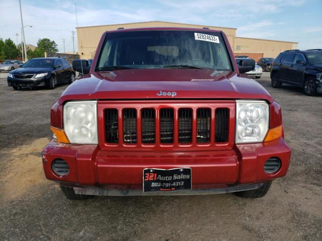 1J8HG48K16C205810 - 2006 JEEP COMMANDER BURGUNDY photo 5