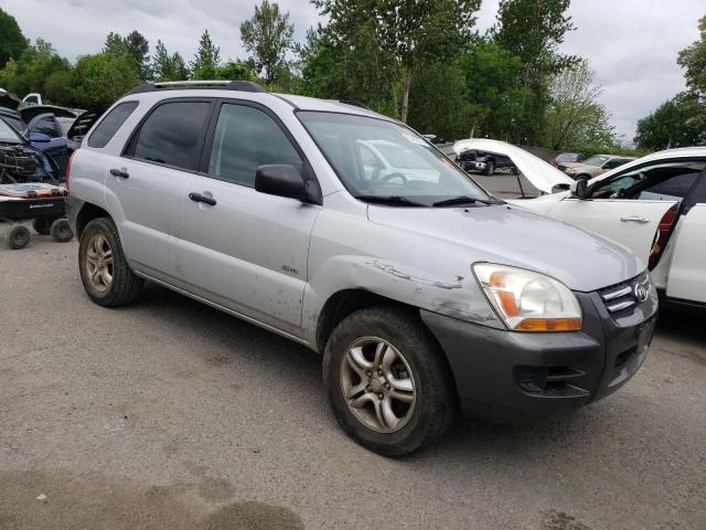 KNDJE723877352668 - 2007 KIA SPORTAGE EX SILVER photo 4