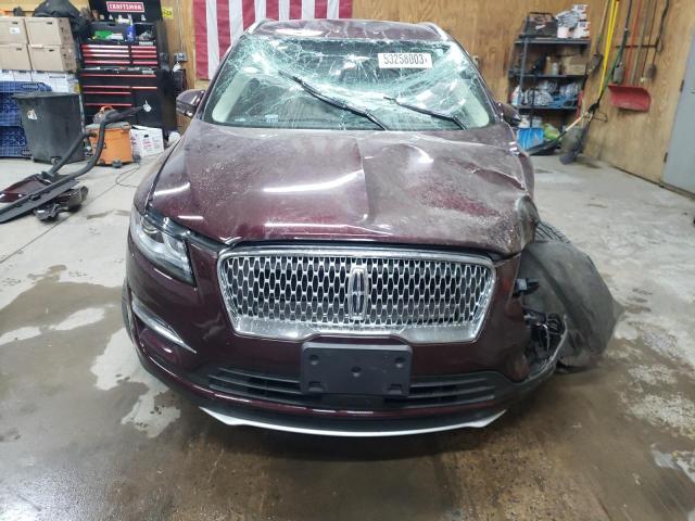 5LMCJ2D94KUL39444 - 2019 LINCOLN MKC SELECT Բորդո լուսանկար 5