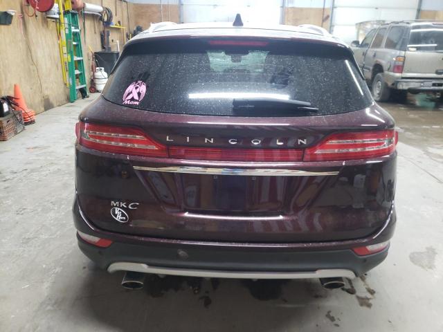 5LMCJ2D94KUL39444 - 2019 LINCOLN MKC SELECT Բորդո լուսանկար 6