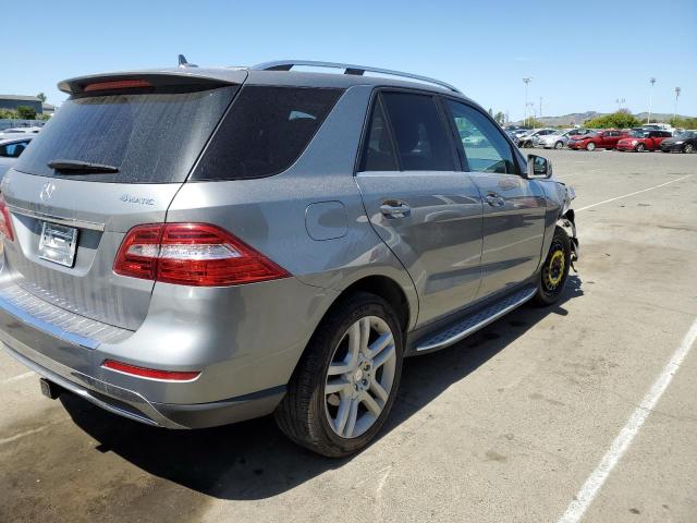 4JGDA5HB2FA542412 - 2015 MERCEDES-BENZ ML 350 4MATIC SILVER photo 3
