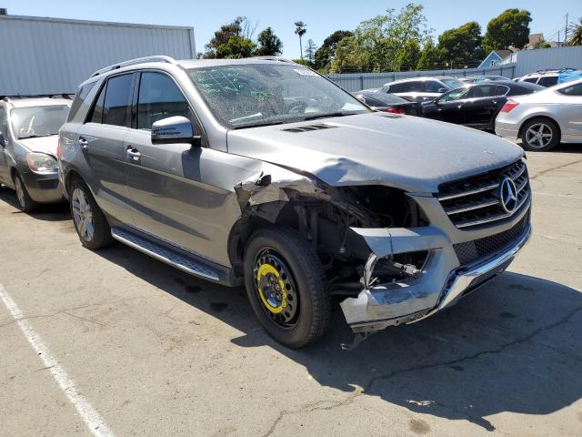 4JGDA5HB2FA542412 - 2015 MERCEDES-BENZ ML 350 4MATIC SILVER photo 4