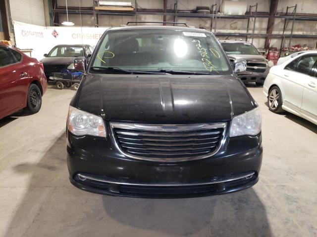 2C4RC1CG4CR411571 - 2012 CHRYSLER TOWN & COU TOURING L BLACK photo 5