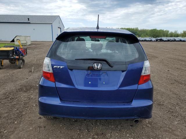 JHMGE88479S044616 - 2009 HONDA FIT SPORT BLUE photo 6