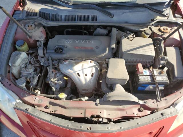 JTNBE46KX73010386 - 2007 TOYOTA CAMRY CE RED photo 11