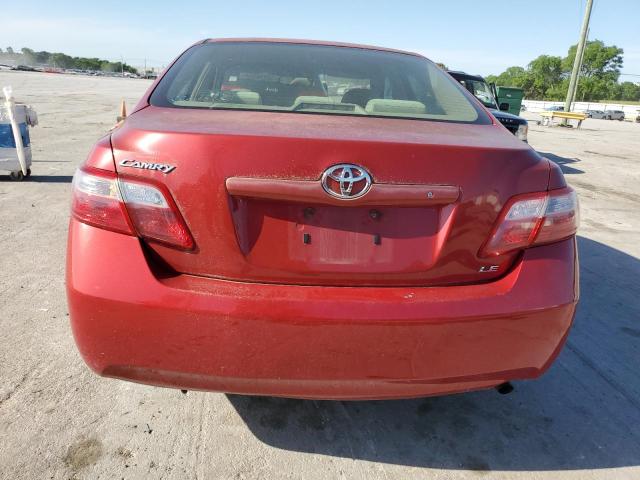 JTNBE46KX73010386 - 2007 TOYOTA CAMRY CE RED photo 6