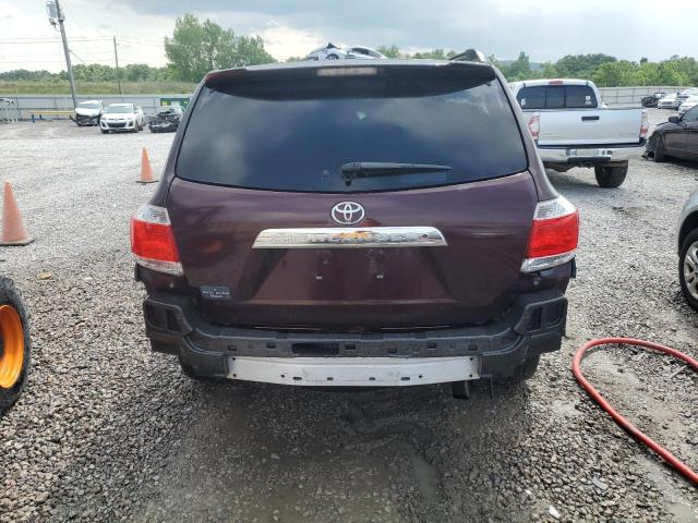 5TDZA3EH8CS026433 - 2012 TOYOTA HIGHLANDER BASE BURGUNDY photo 6