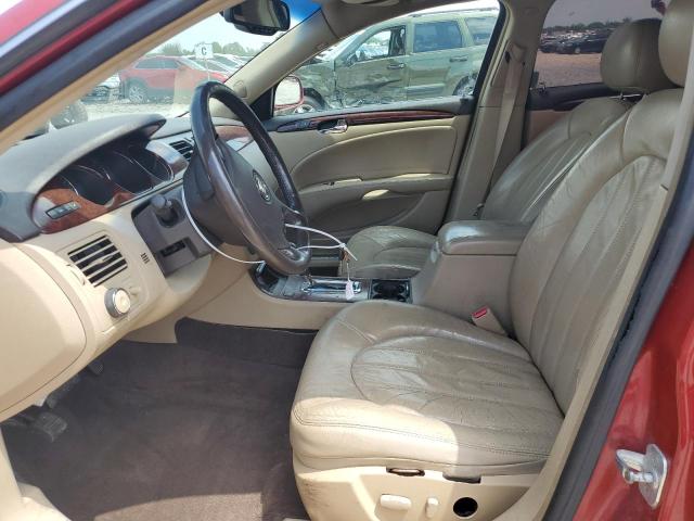 1G4HD57287U109803 - 2007 BUICK LUCERNE CXL RED photo 7