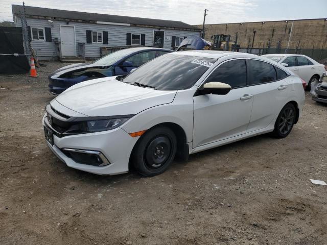 JHMFC1F70KX008961 - 2019 HONDA CIVIC EXL WHITE photo 1