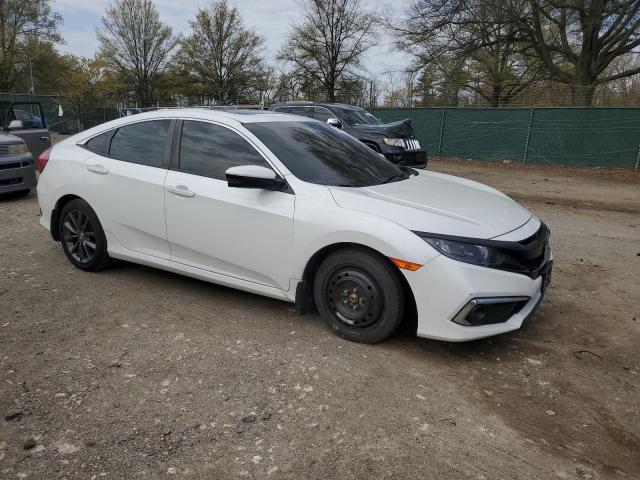 JHMFC1F70KX008961 - 2019 HONDA CIVIC EXL WHITE photo 4